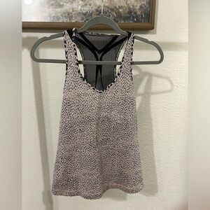 Lululemon leopard print tank top